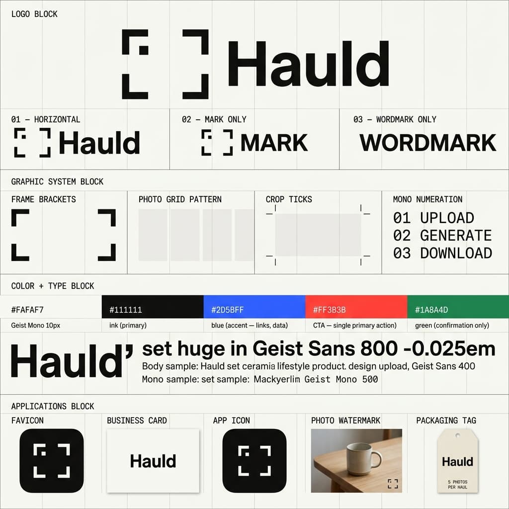 Initial AI brand board exploration