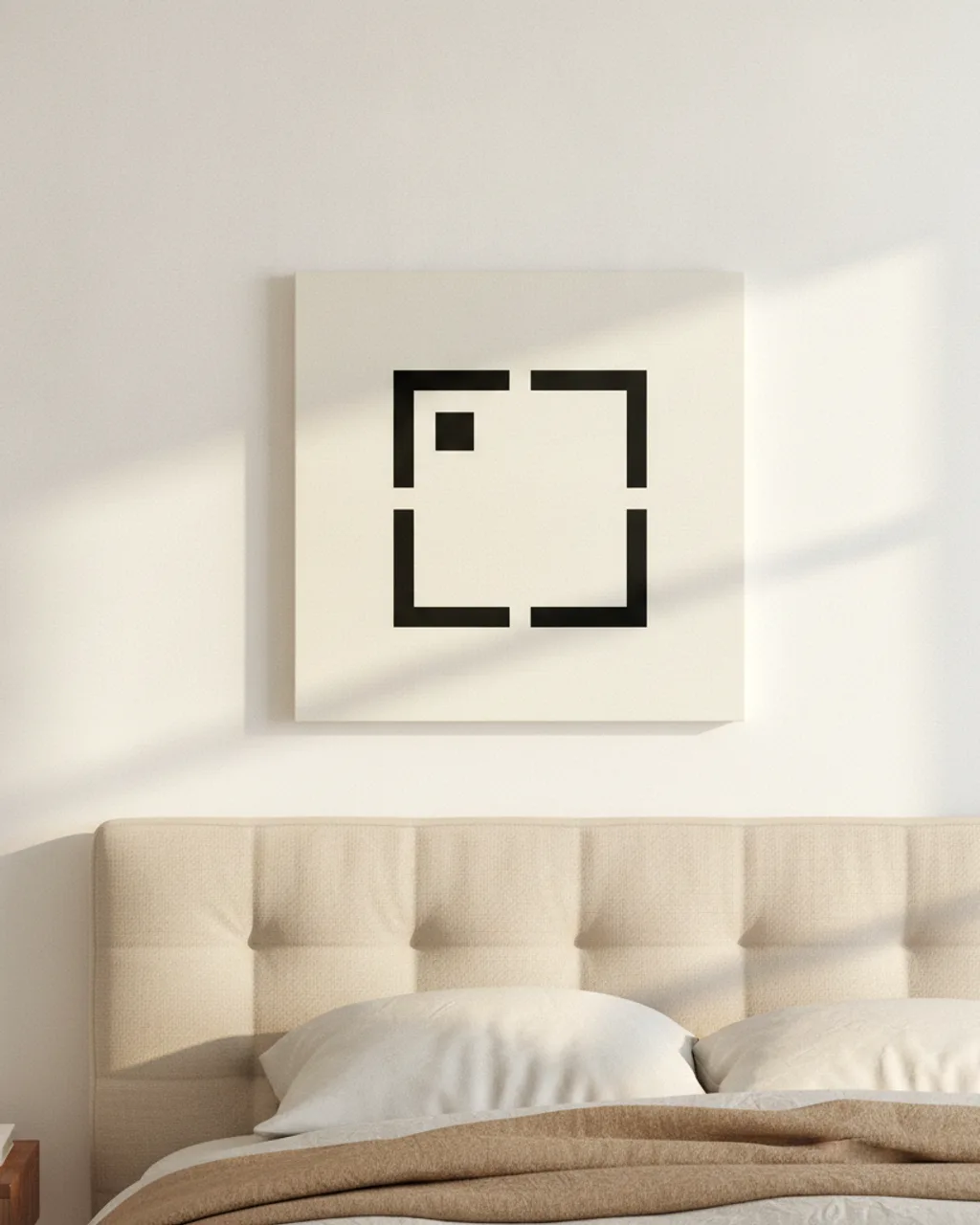 Hauld canvas print lifestyle photo — Bedroom