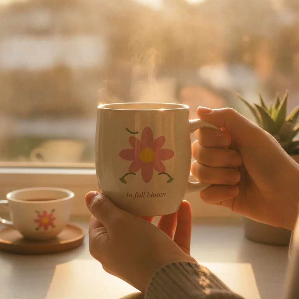 Hauld mug lifestyle photo — Golden hour