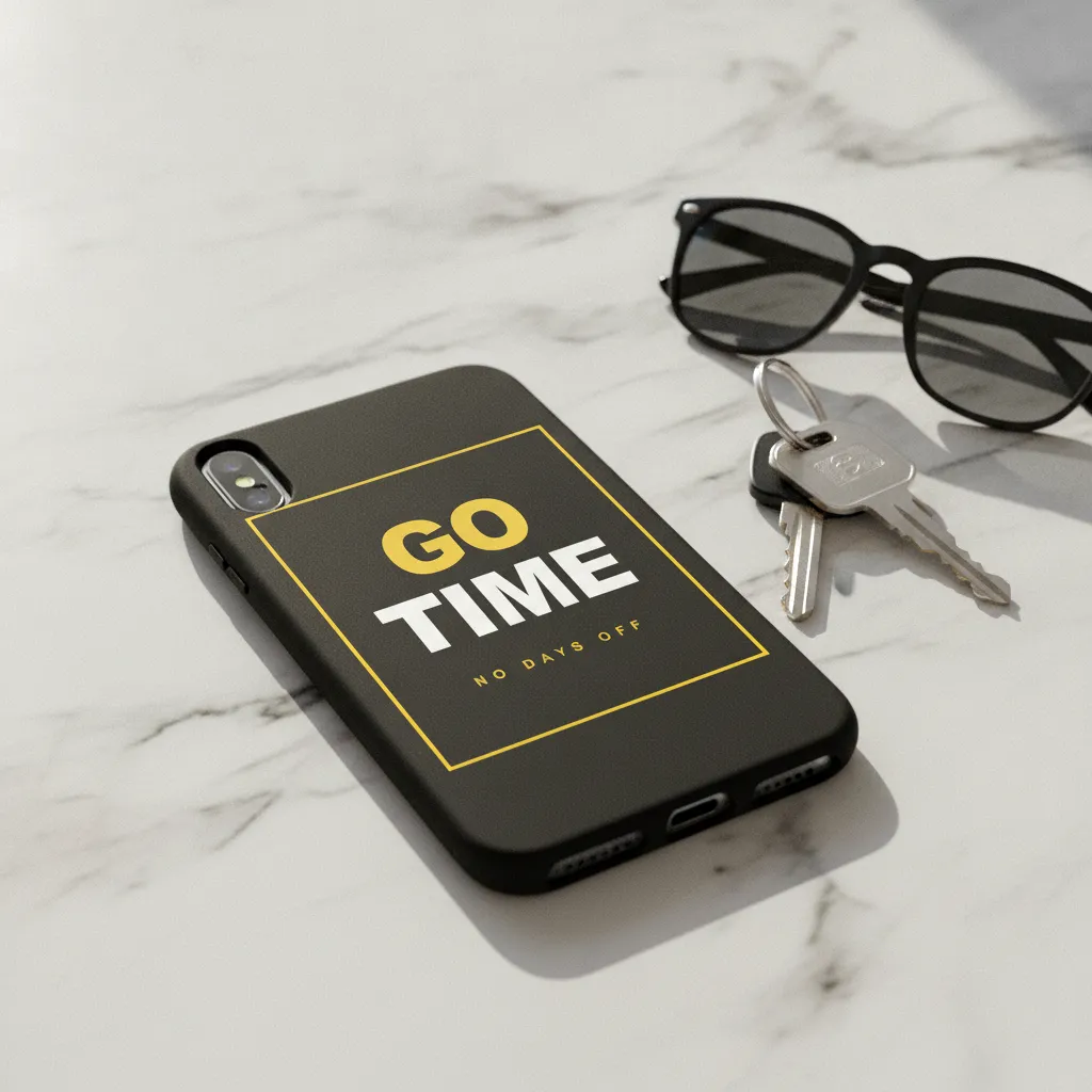Hauld phone case lifestyle photo — Outdoor garden