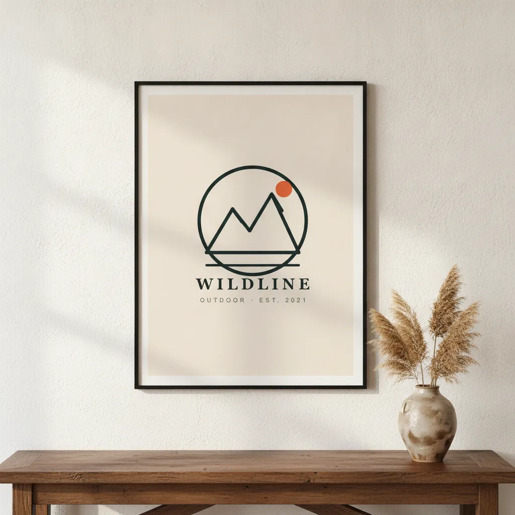 Hauld poster lifestyle photo — Living room wall