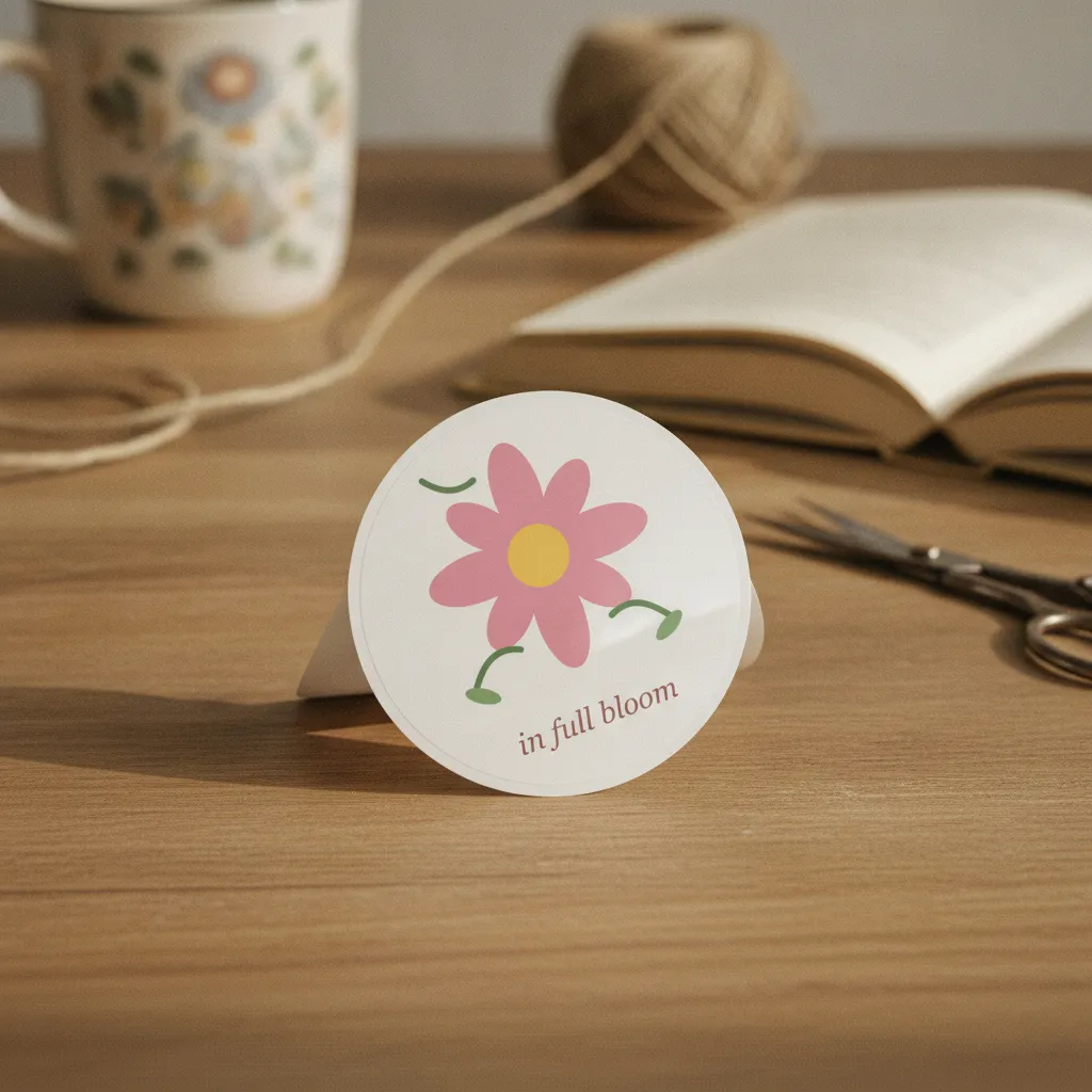Hauld sticker lifestyle photo — Cozy interior