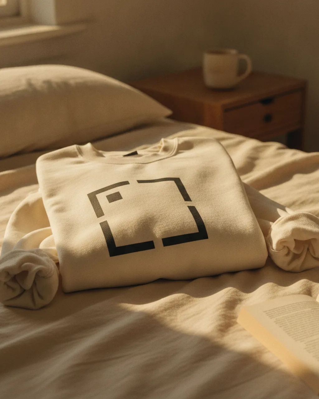 Hauld sweatshirt lifestyle photo — Made bed