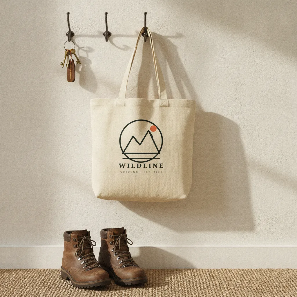 Hauld tote bag lifestyle photo — Farmers market
