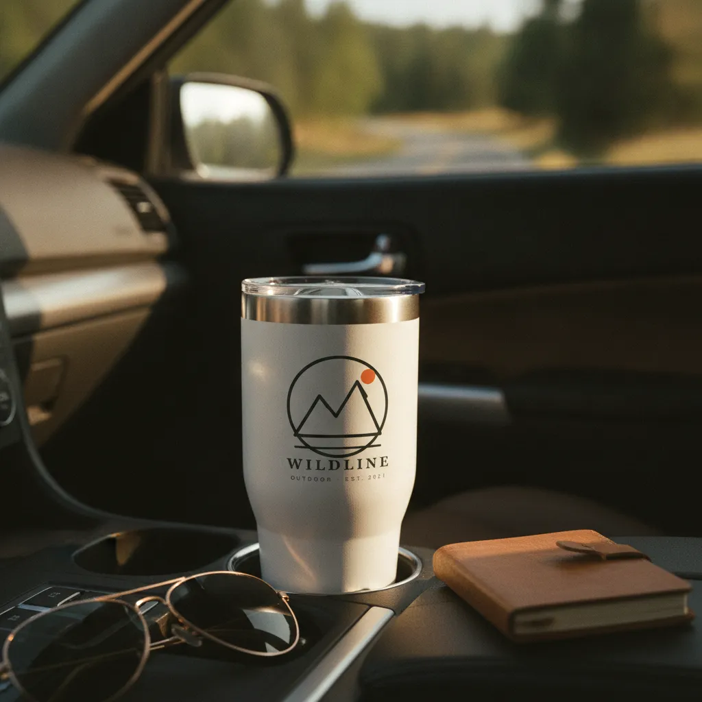 Hauld tumbler lifestyle photo — Outdoor adventure